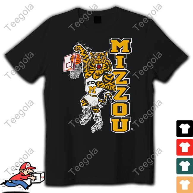Dennis Gates Missouri Dunking Tiger T Shirt 19Nine
